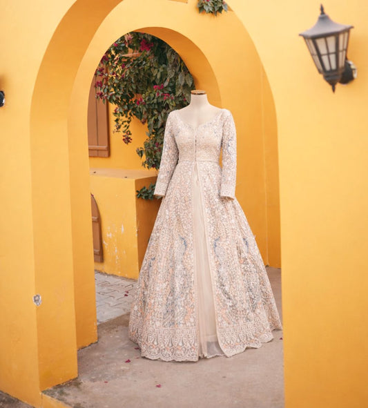 Ivory Pearl Bridal Gown