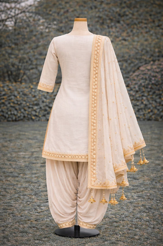 Ivory Latkan Punjabi Suit