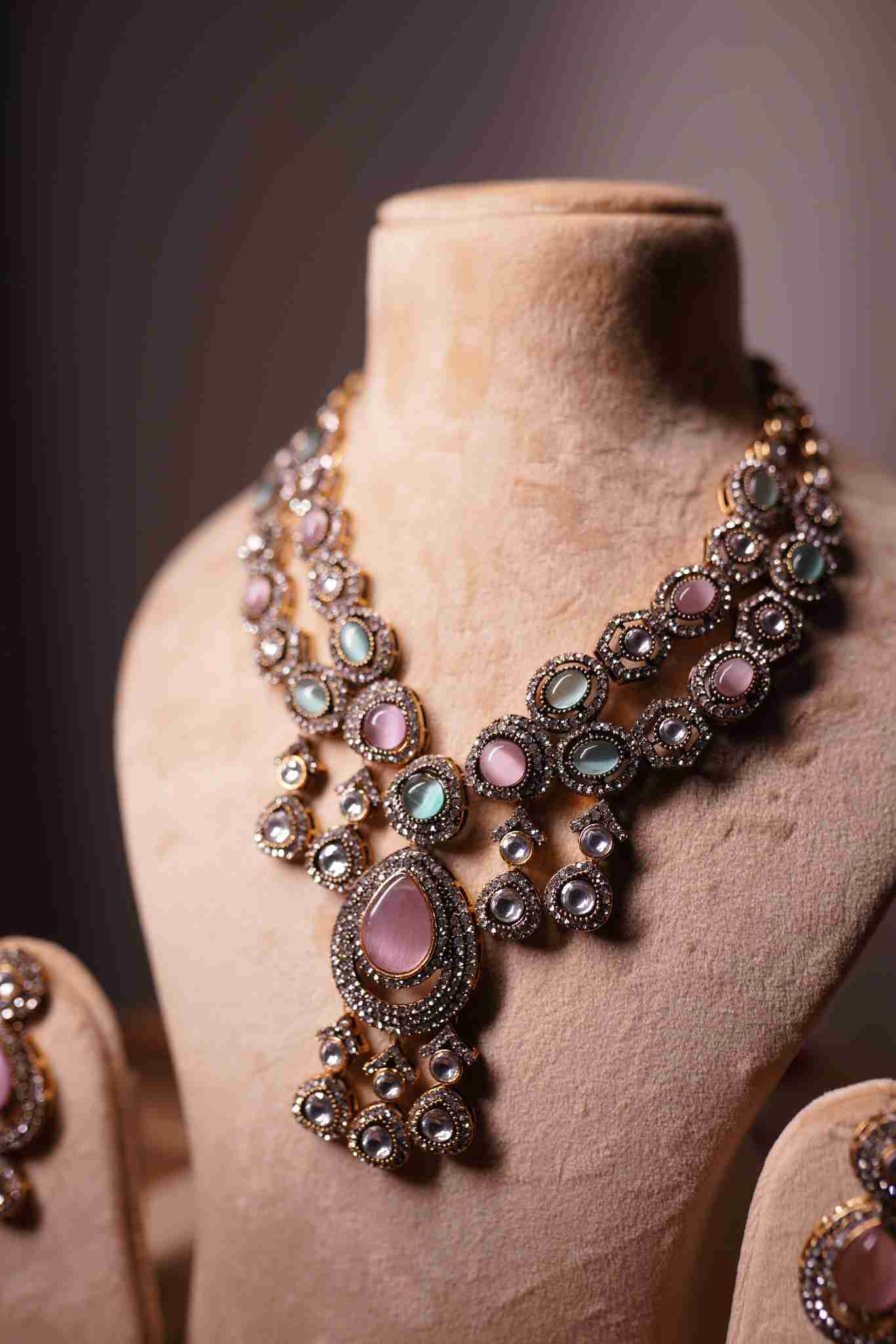 Pastel Gemstone Necklace