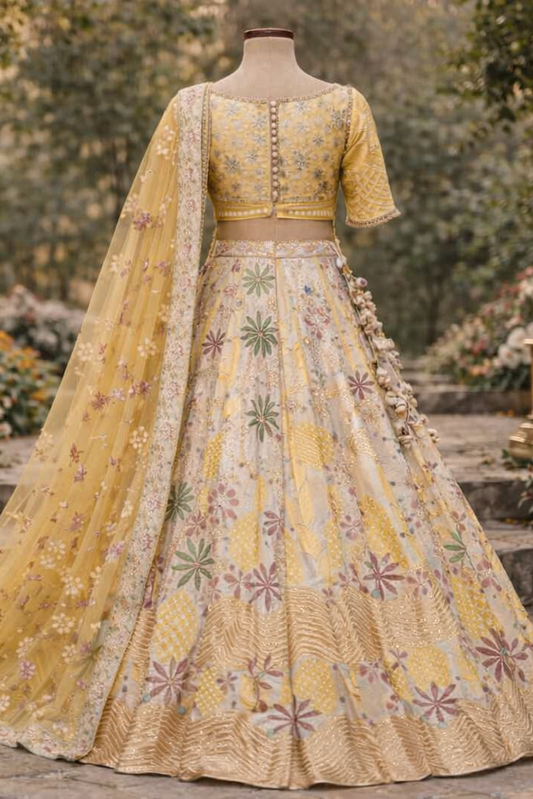 Floral Bridal Lehenga