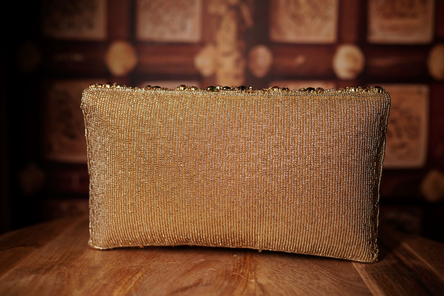 Gold Embellished Clutch