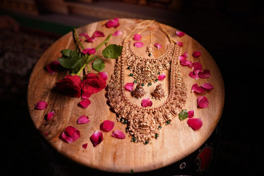 Handcrafted Temple Bridal Set