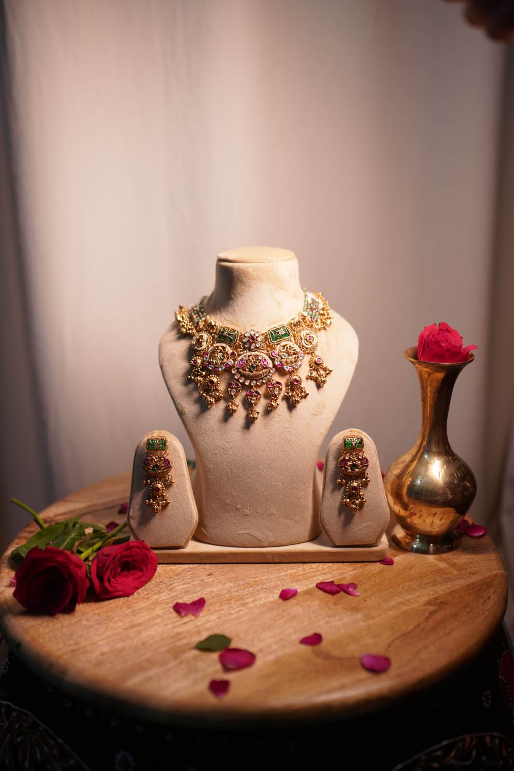 Bridal Temple Antique Necklace