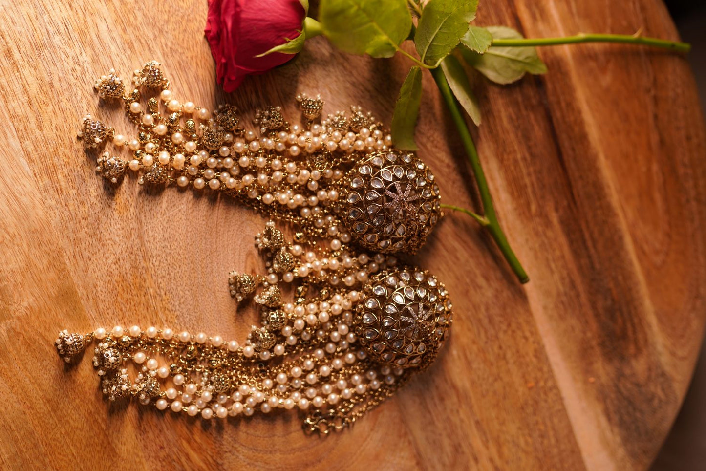 Pearl & Gold Kalire - Bridal Bangles