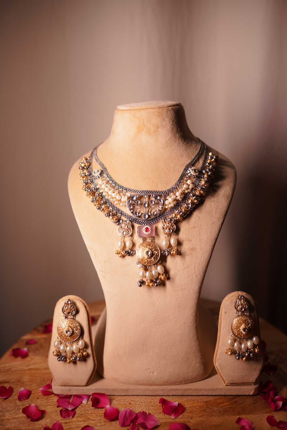 Dual-Tone Oxidized Necklace