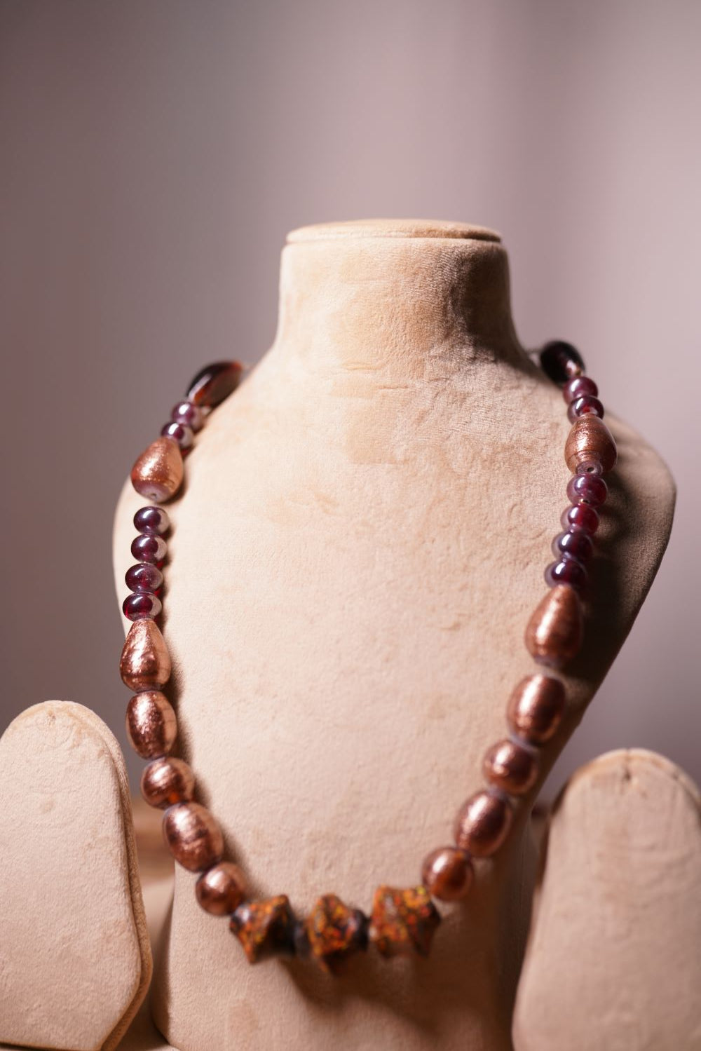 Bronze Beaded Mala
