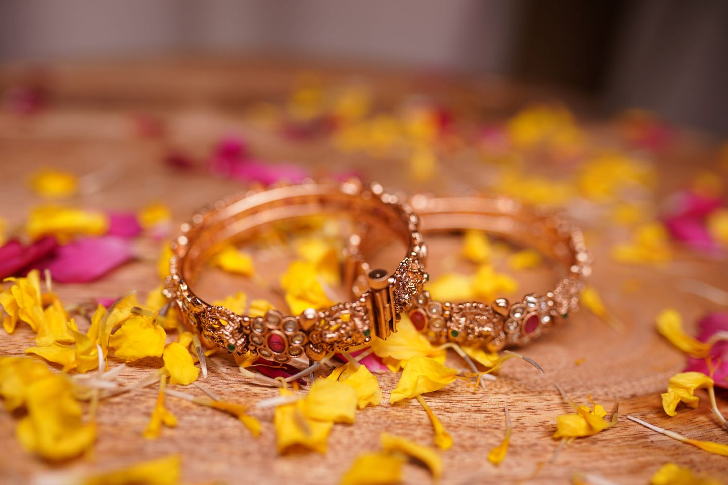 Gemstone Kada Bangles