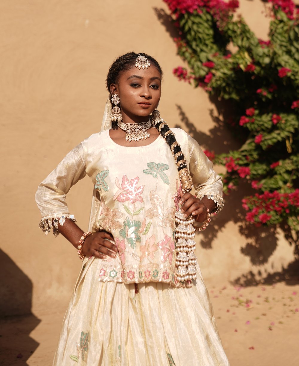 Pastel Bloom Punjabi Set
