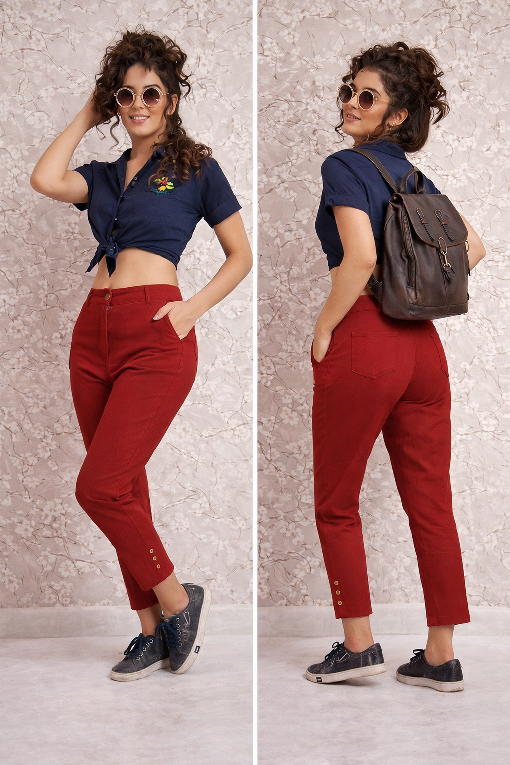 Slim Cigarette Pants