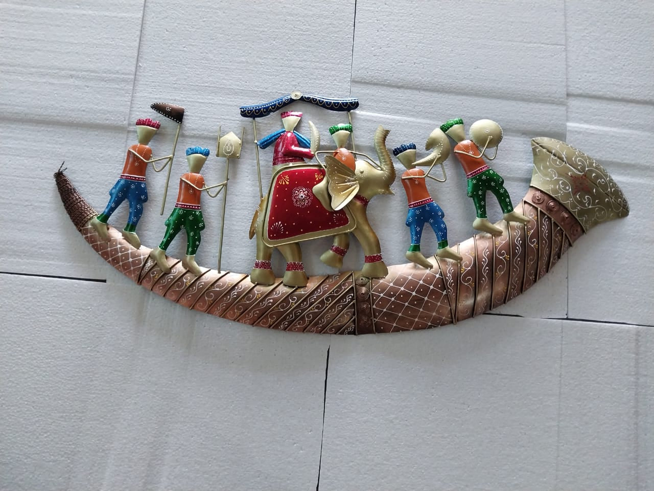 Royal Bharat Metal LED Wall Art