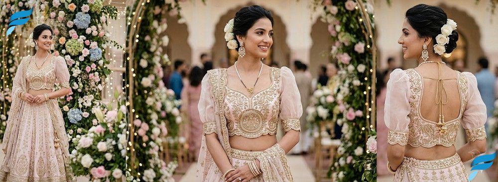 latest bridal blouse designs for lehenga 2026