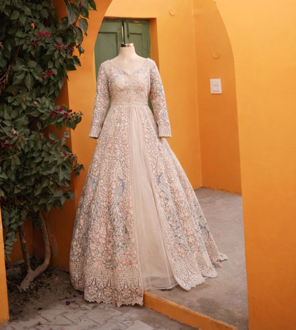 Ivory Pearl Bridal Gown