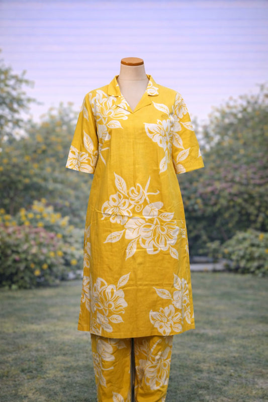 Sunshine Floral Kurta Set