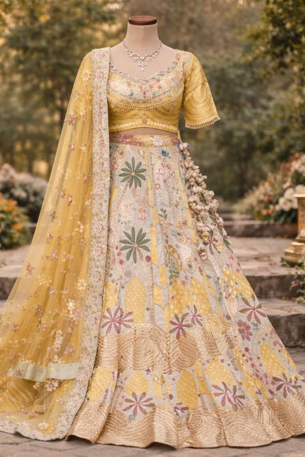 Floral Bridal Lehenga