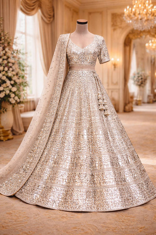 Mirror Bridal Lehenga