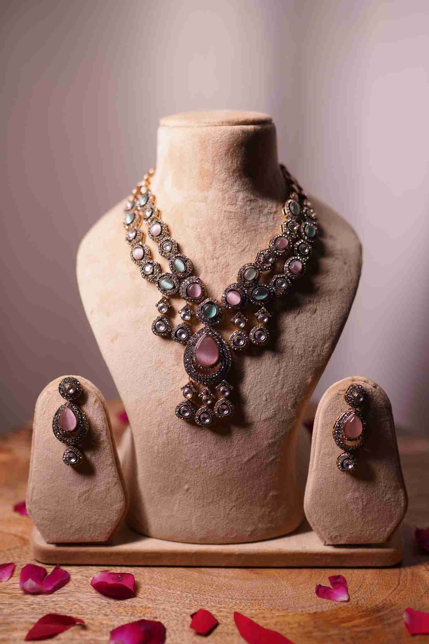 Pastel Gemstone Necklace