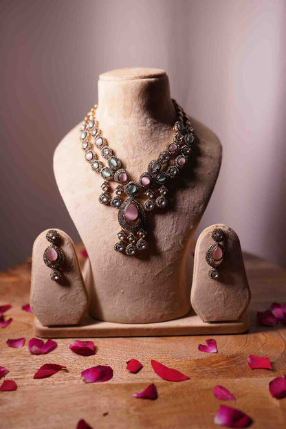 Pastel Gemstone Necklace