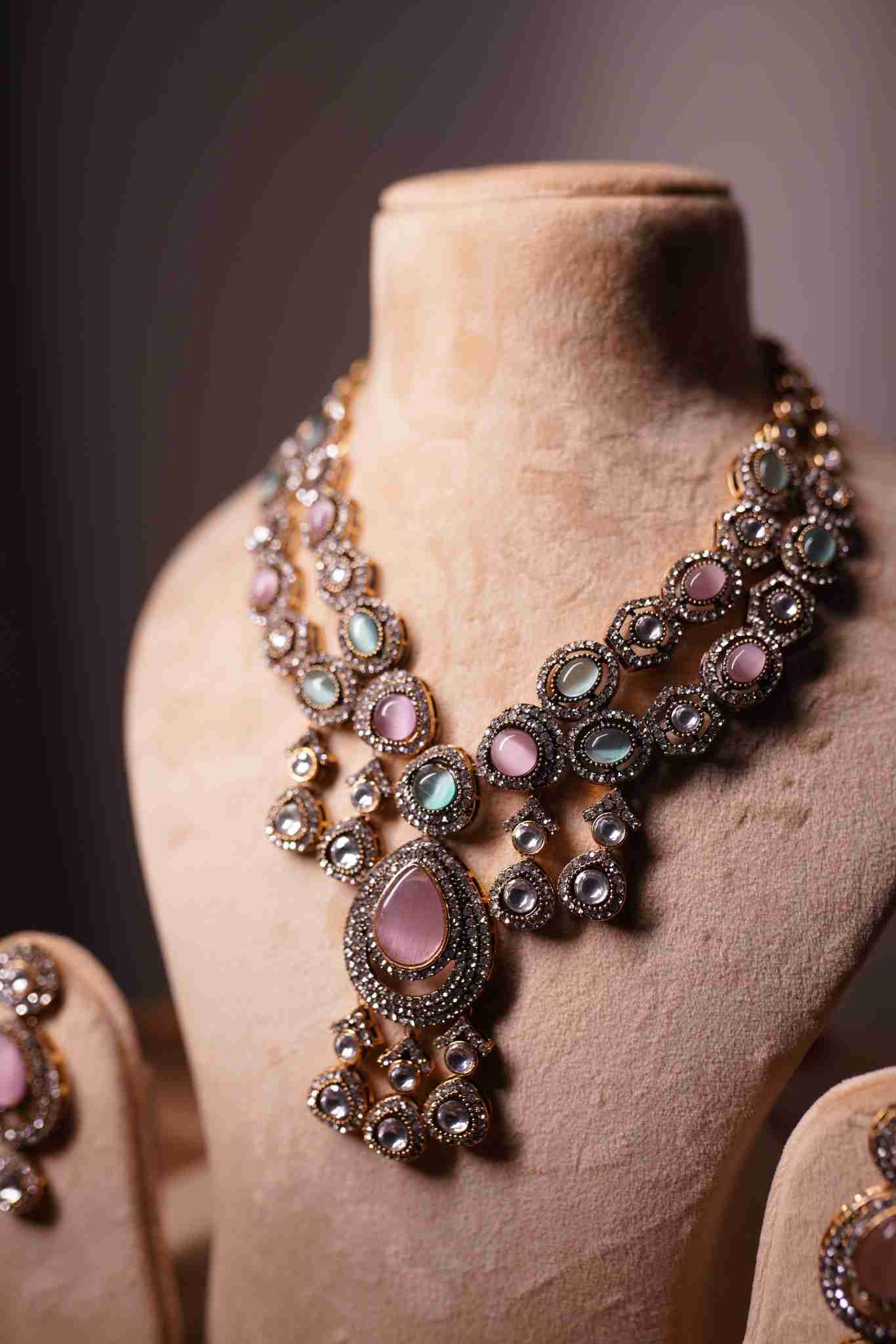 Pastel Gemstone Necklace