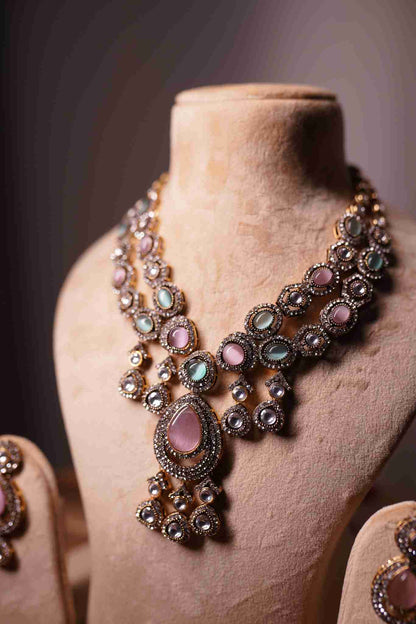 Pastel Gemstone Necklace