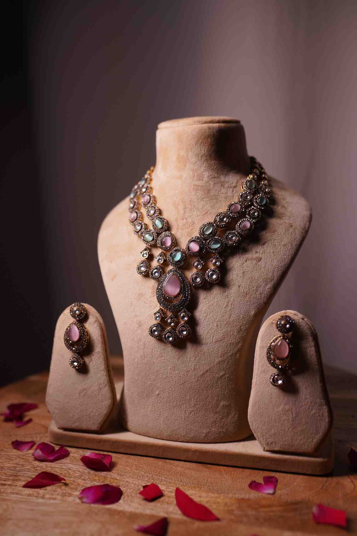 Pastel Gemstone Necklace