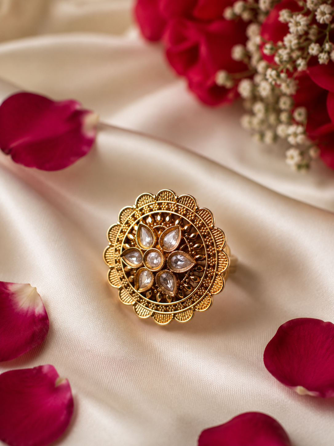 Handcrafted Traditional Gold Ring
