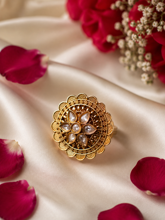 Handcrafted Traditional Gold Ring