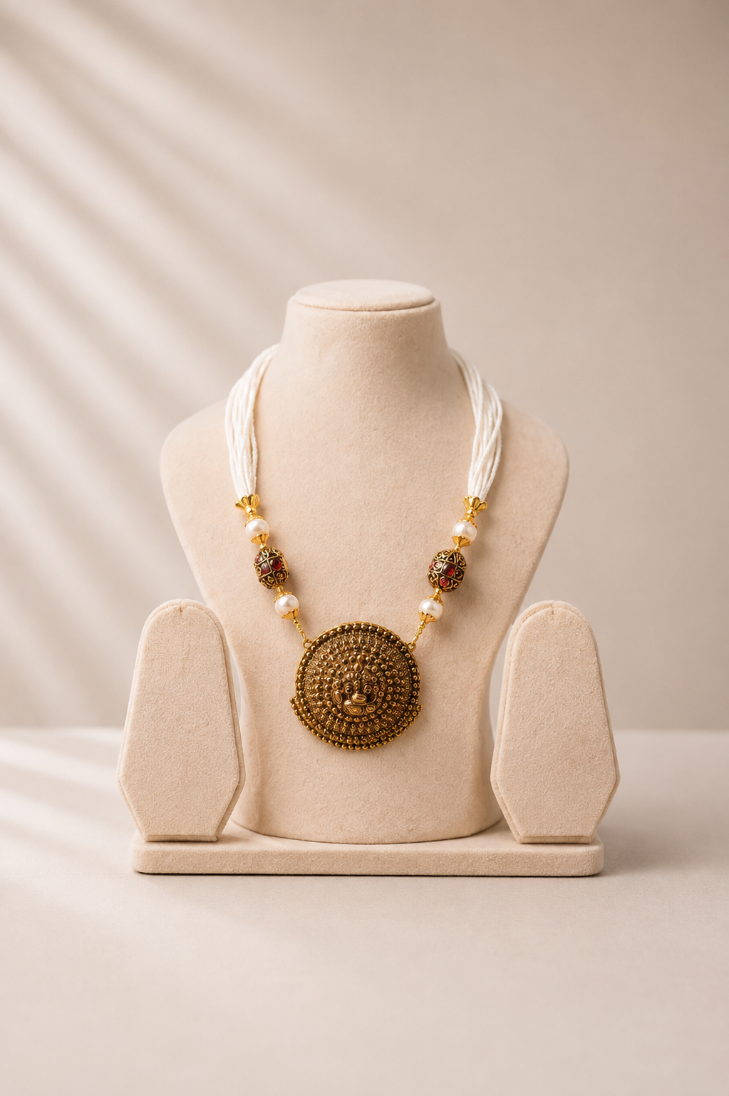 Yadi Pearl Ruby Mala