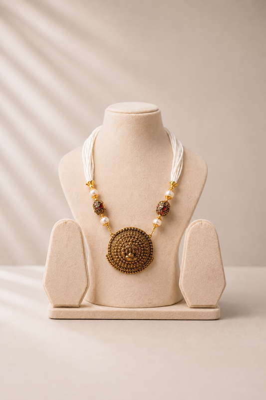 Yadi Pearl Ruby Mala