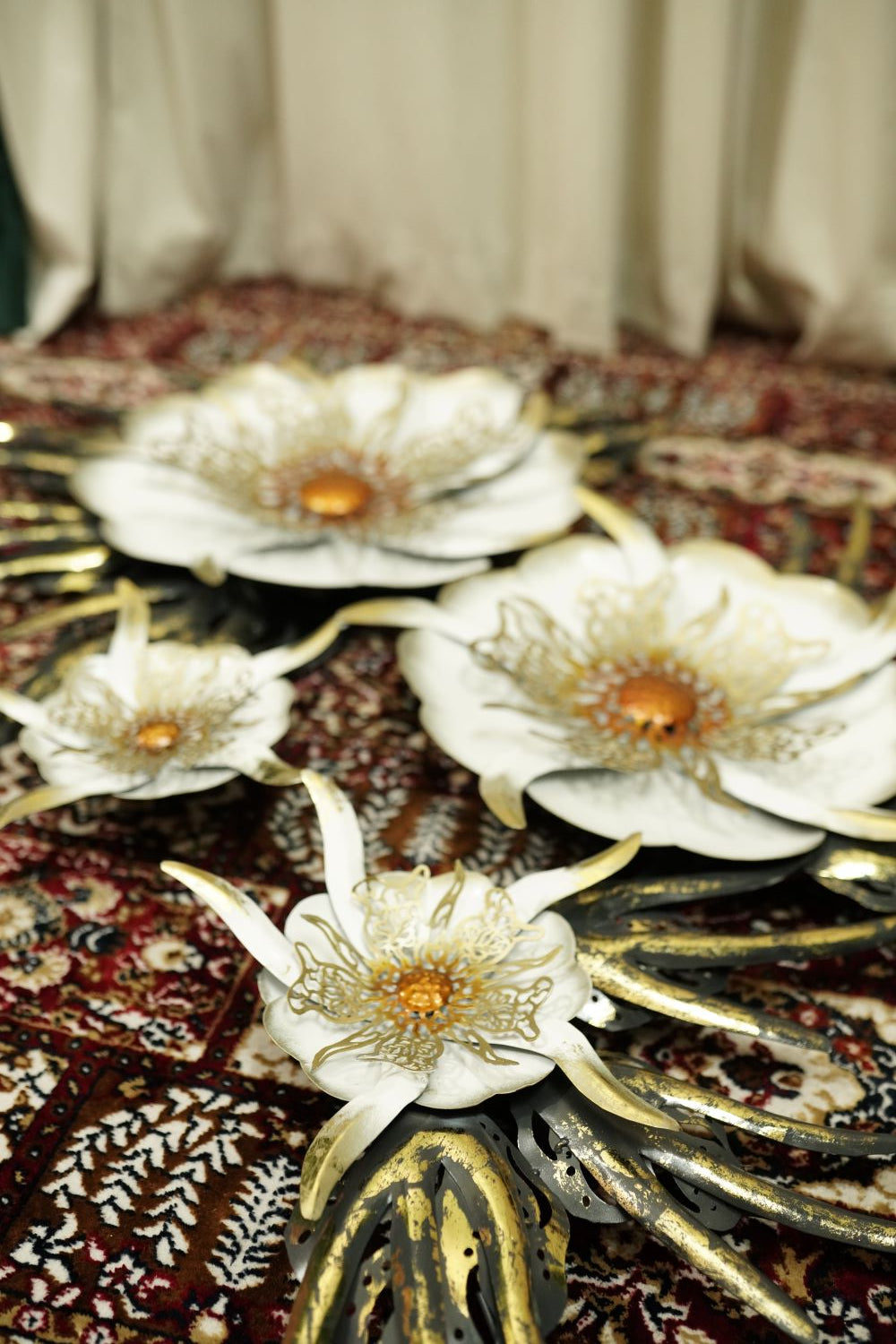 Cactus Flower Dome Metal Wall Art