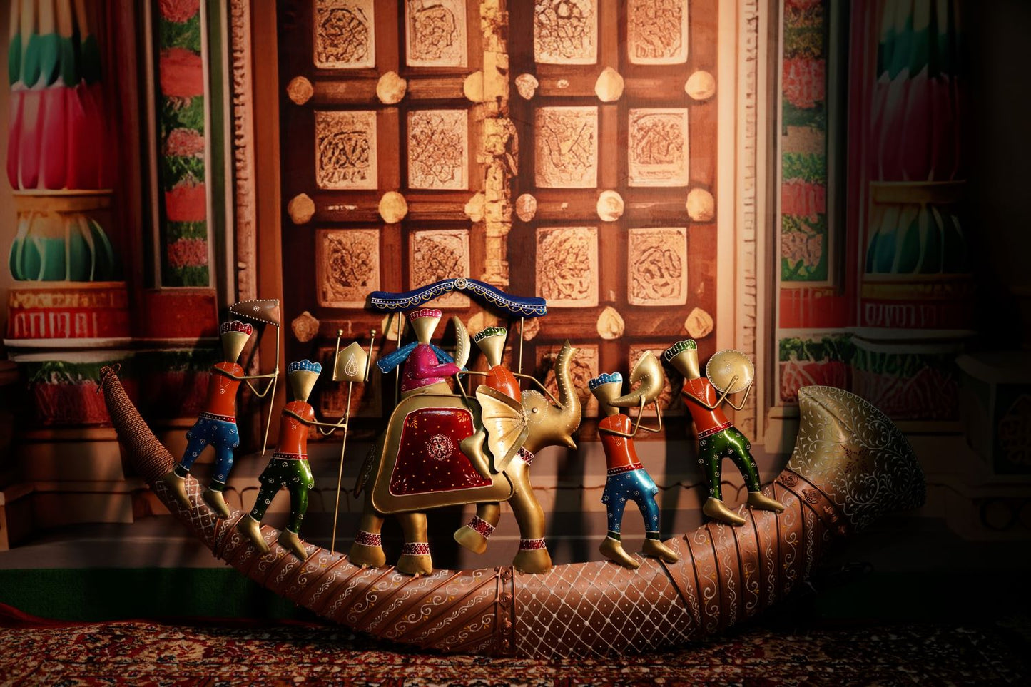 Royal Bharat Metal LED Wall Art