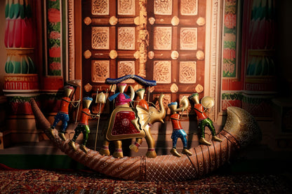 Royal Bharat Metal LED Wall Art