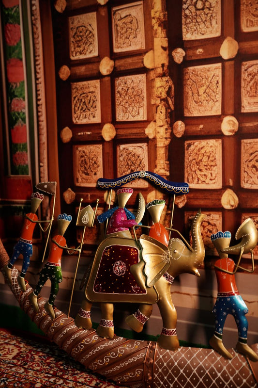 Royal Bharat Metal LED Wall Art