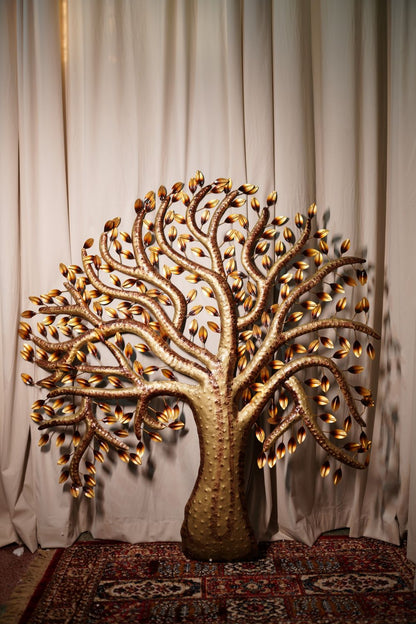Metal Multicolour Large Tree Wall Art