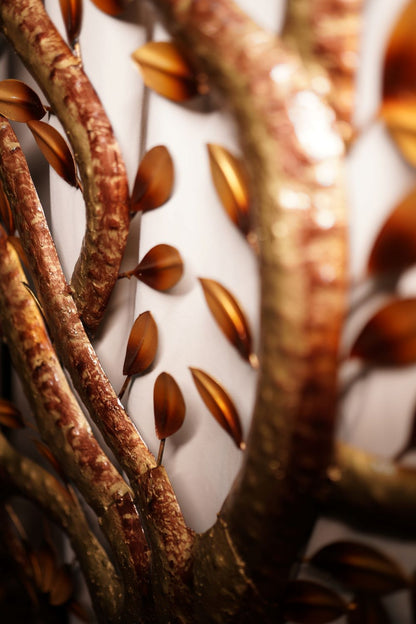 Metal Multicolour Large Tree Wall Art