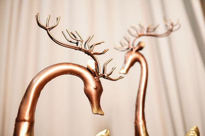 Metal Deer Set Of Two Showpiece