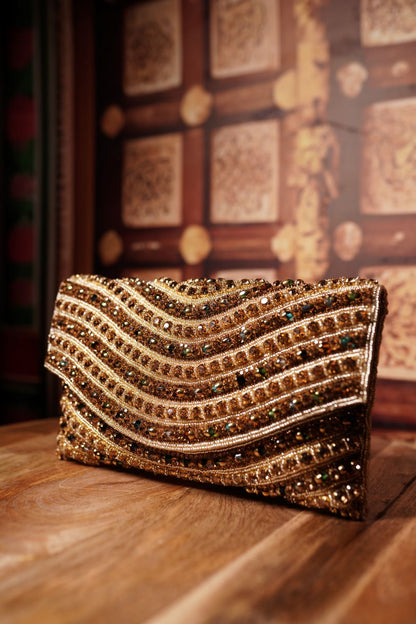 Gold Embellished Clutch