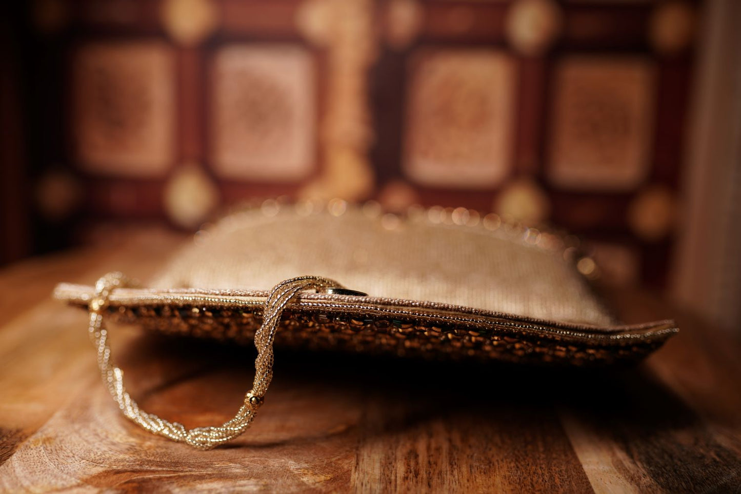 Silver Embellished Potli Bag