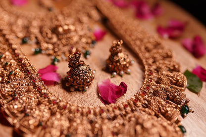 Handcrafted Temple Bridal Set