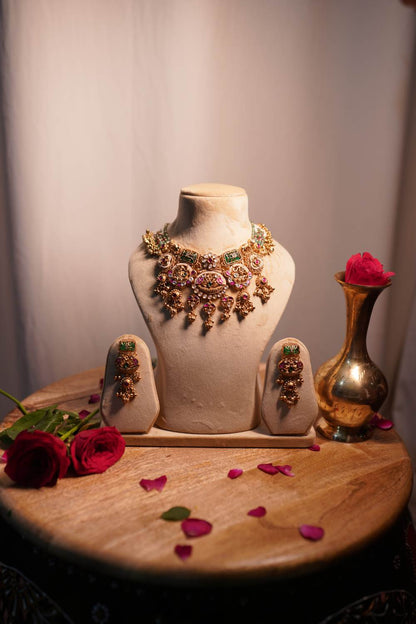 Bridal Temple Antique Necklace
