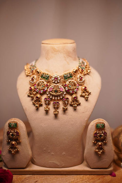Bridal Temple Antique Necklace