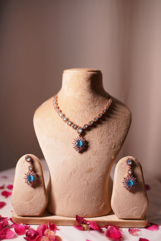 Turquoise Sunburst Necklace