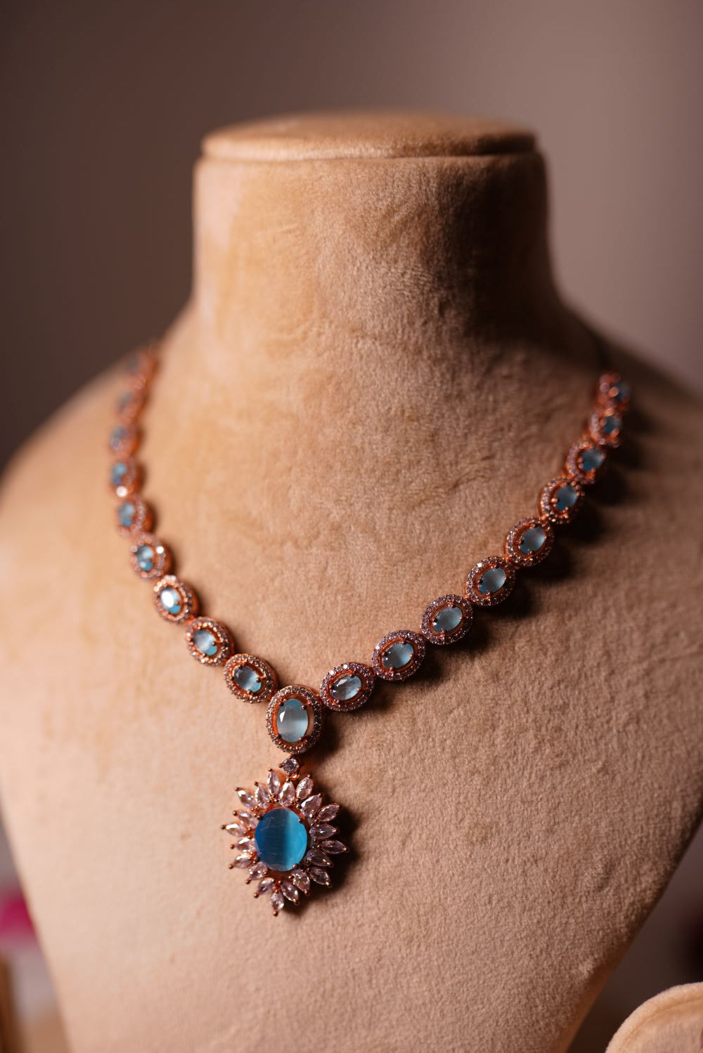 Turquoise Sunburst Necklace