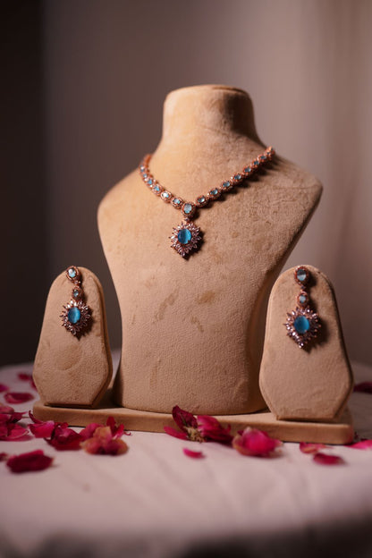 Turquoise Sunburst Necklace