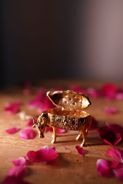 Kamdhenu Brass Box