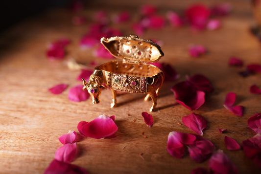 Kamdhenu Brass Box