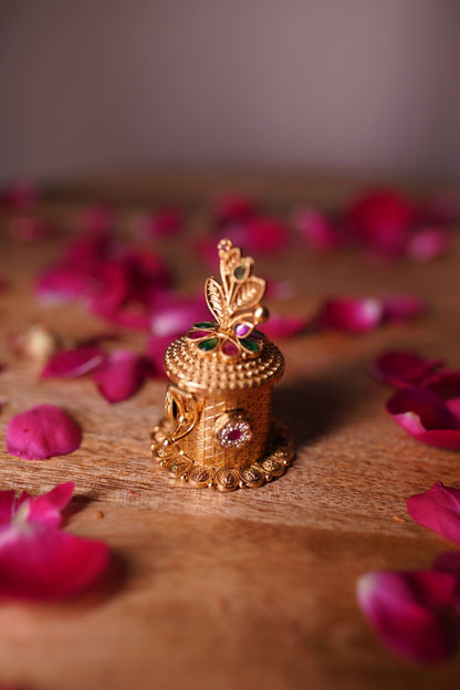 Leaf Sindoor Box