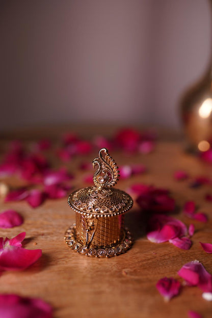Peacock Sindoor Box