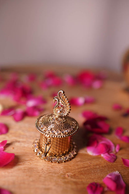 Peacock Sindoor Box