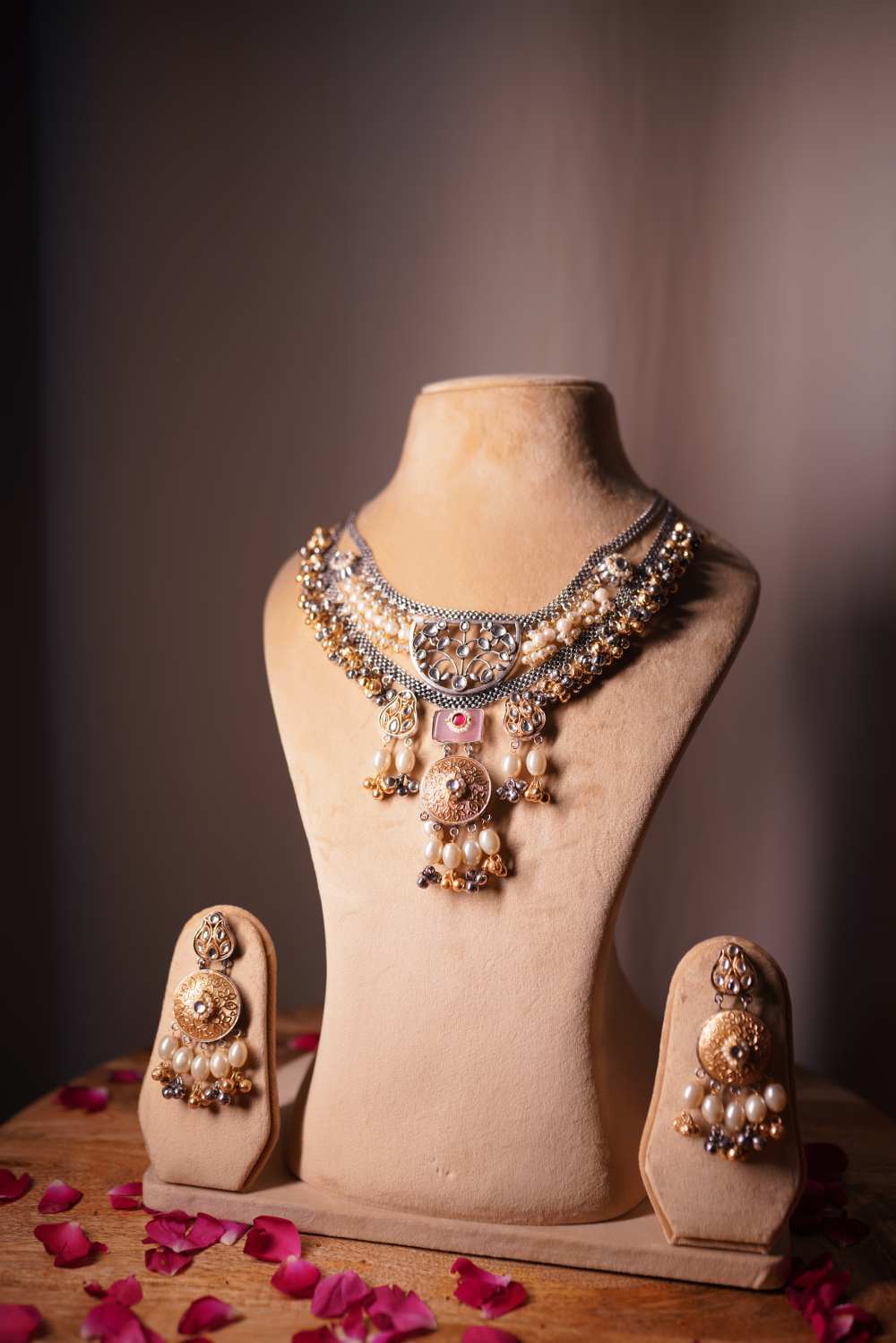 Dual-Tone Oxidized Necklace