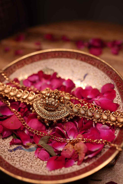 Antique Gold Lakshmi Waist Belt